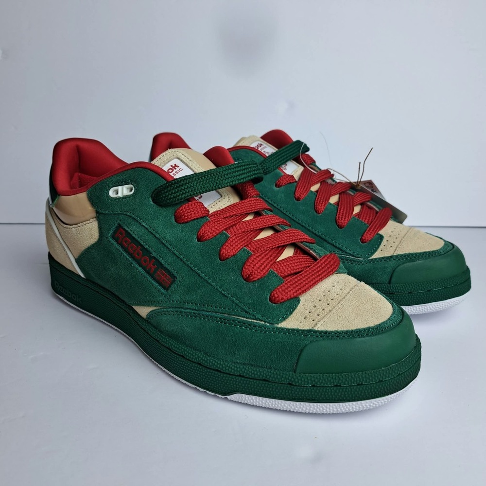 Reebok Club C Bulc Y2K Pack 100074247 Green / Oat Men Size 10.5